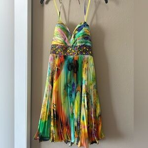 Night Moves Prom Collection Strapless Multicolor Dress